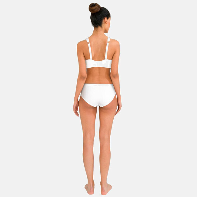 Gevoerde High D Cup Sportbeha - Wit