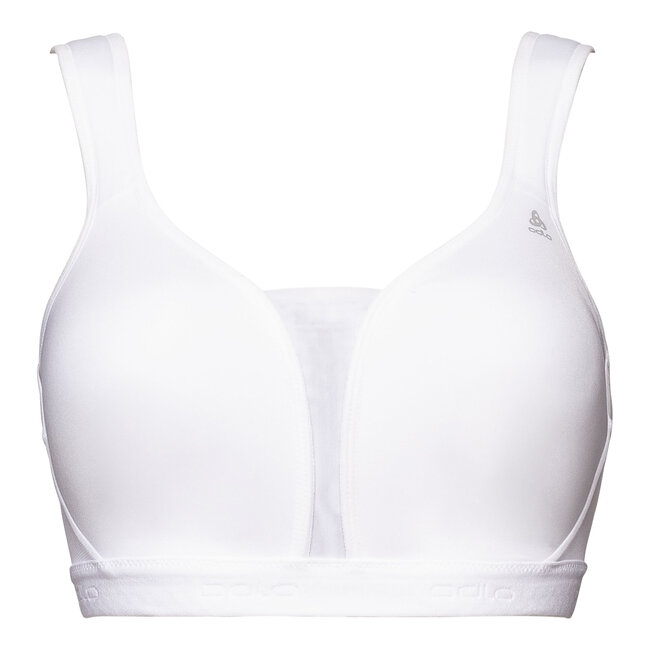 Gevoerde High D Cup Sportbeha - Wit