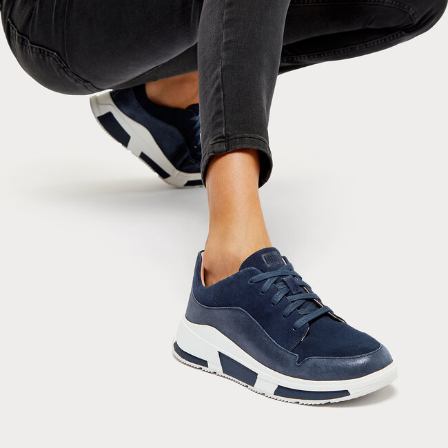 Freya Sneakers voor Vrouwen - Suède - Blauw