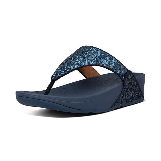 Lulu Glitter Toe-Thongs Slippers voor Vrouwen  - Blauw