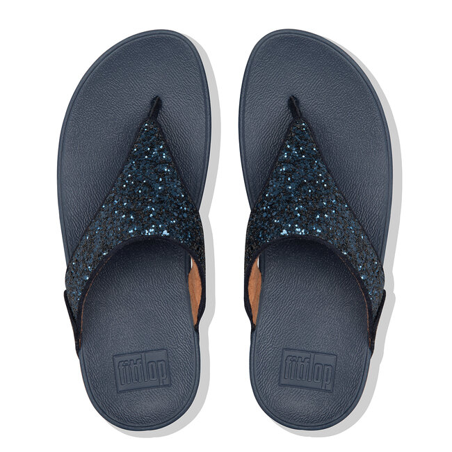 Lulu Glitter Toe-Thongs Slippers voor Vrouwen  - Blauw