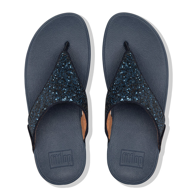 Lulu Glitter Toe-Thongs Slippers voor Vrouwen  - Blauw