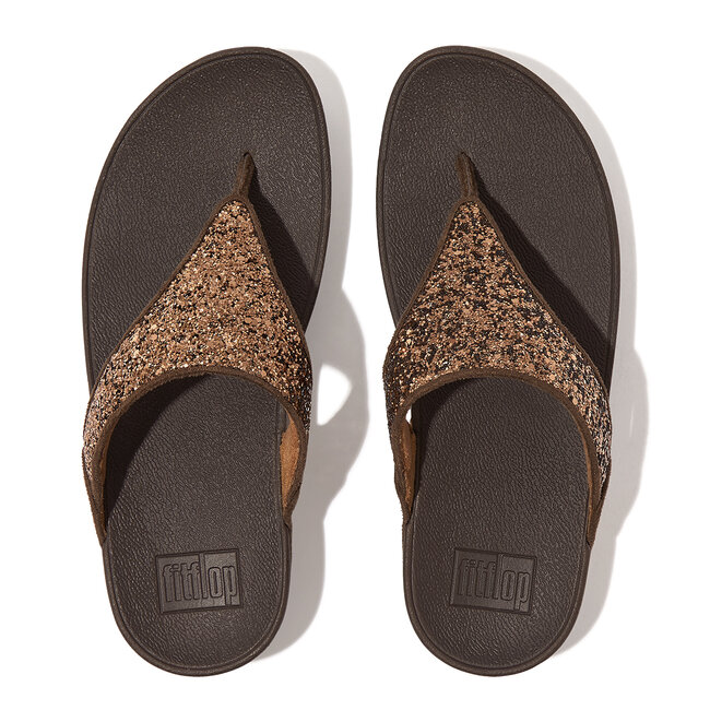 Lulu Glitter Toe-Thongs PU Glitter