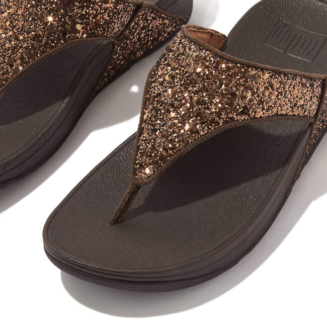 Lulu Glitter Toe-Thongs PU Glitter