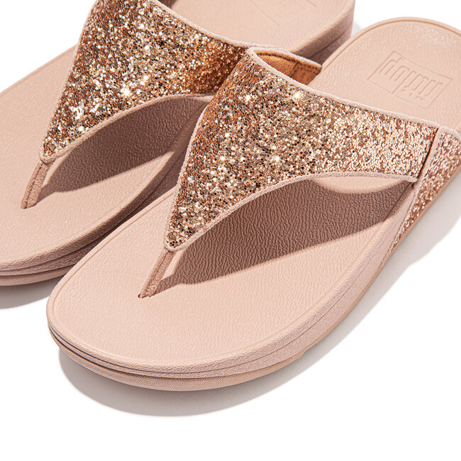 Lulu Glitter Toe-Thongs Slippers voor Vrouwen  - Roze