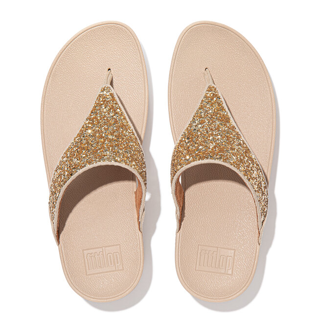 Lulu Glitter Toe-Thongs Slippers voor Vrouwen  - Goud