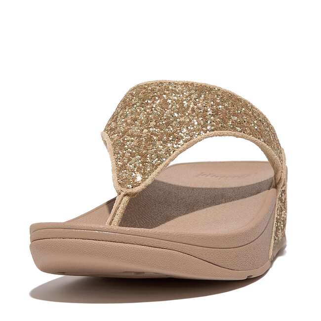 FitFlop Lulu Glitter Toe-Thongs PU Glitter
