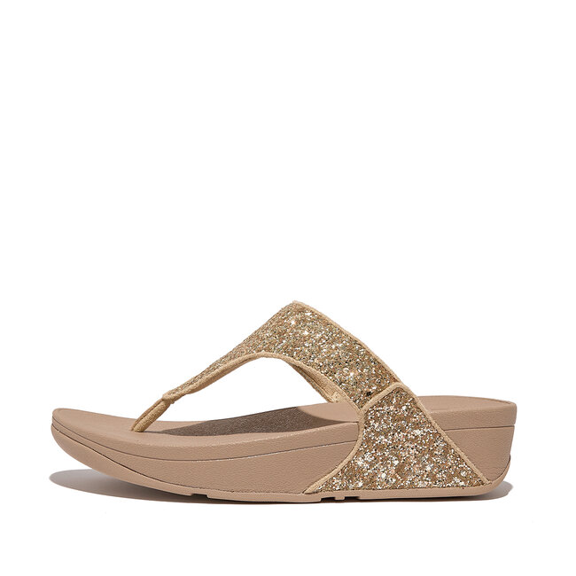 FitFlop Lulu Glitter Toe-Thongs PU Glitter
