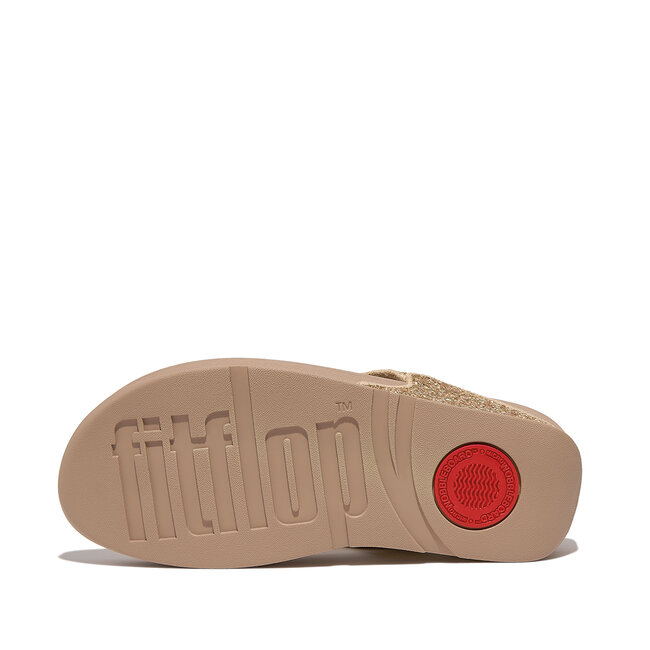 FitFlop Lulu Glitter Toe-Thongs PU Glitter