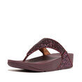 FitFlop™ Lulu Glitter Toe-Thongs PU Glitter
