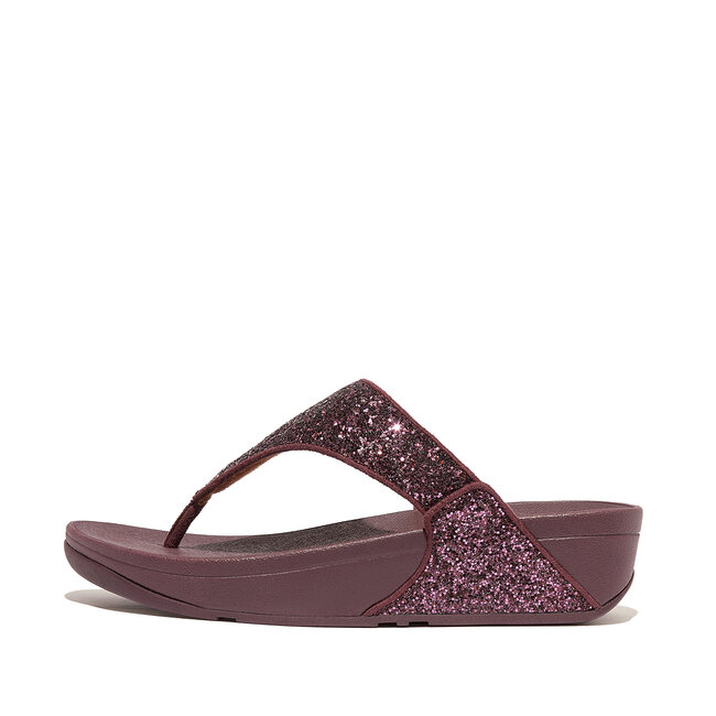 FitFlop™ Lulu Glitter Toe-Thongs PU Glitter