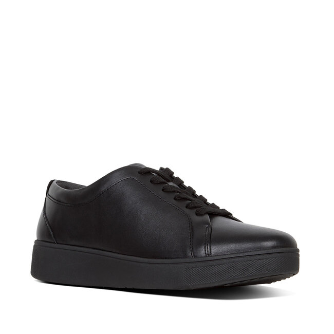 Rally Sneakers voor Vrouwen - Leder - Zwart