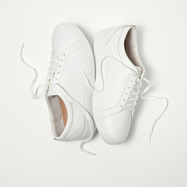 Rally Sneakers voor Vrouwen - Leder - Wit