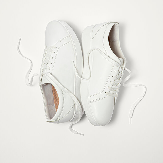 Rally Sneakers voor Vrouwen - Leder - Wit