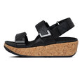 Remi Adjustable Back-Strap Sandals Leather
