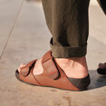 Gogh Moc Slide In Leather Men