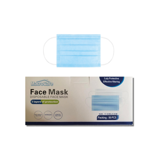 Protective Masks - Box of 50 pc