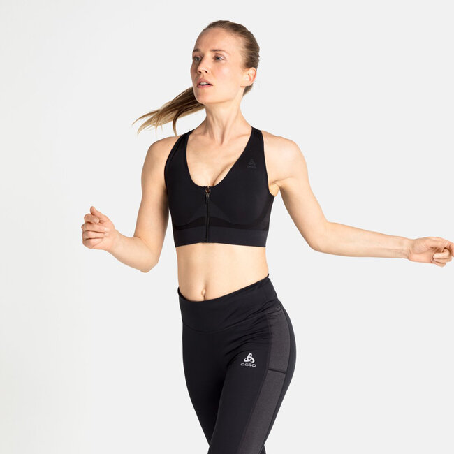 Naadloos High Sportbeha - Zwart