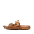 Graccie Slides voor Vrouwen - Leder - Bruin