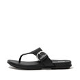 Graccie Toepost Slippers voor Vrouwen - Leder - Zwart