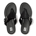 Graccie Toepost Slippers voor Vrouwen - Leder - Zwart