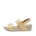 Mina Textured Glitz Back-Strap Sandals