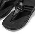 Walkstar Toepost Brede Pasvorm Slippers voor Vrouwen - Mix Leder & Synthetisch - Zwart