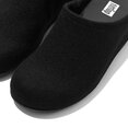 FitFlop Shuv  pantoffels  sloffen zwart  comfortabel  Microwobbleboard-zool technologie