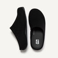 FitFlop Shuv  pantoffels  sloffen zwart  comfortabel  Microwobbleboard-zool technologie