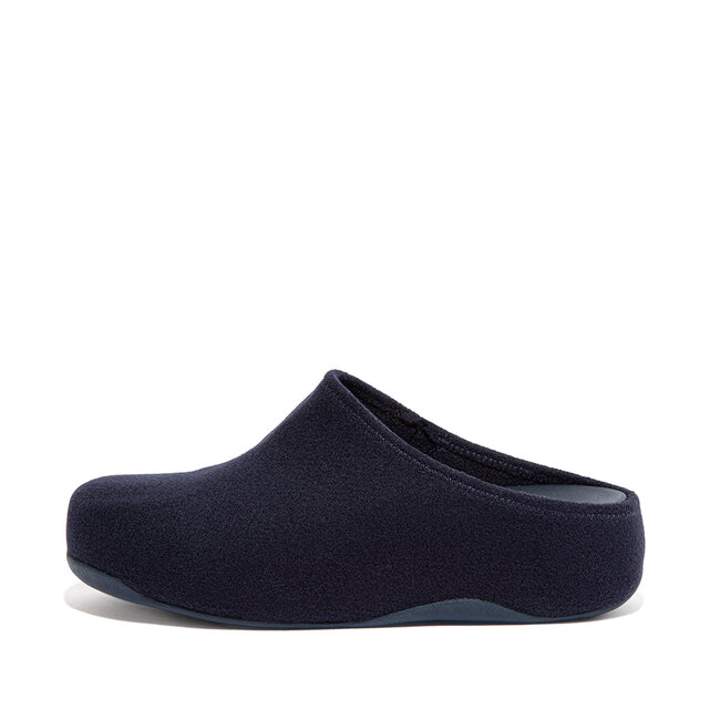 FitFlop Shuv - pantoffels - sloffen - donkerblauw - comfortabel - Microwobbleboard-zool technologie