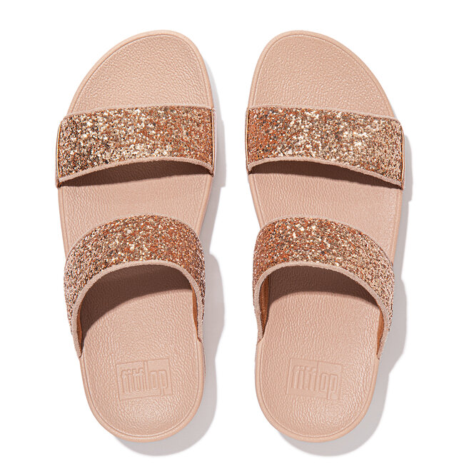 Lulu Glitter Sloffen Pantoffels voor Vrouwen  - Roze