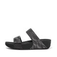 Lulu Geo Glitz Sloffen Pantoffels voor Vrouwen  - Zwart