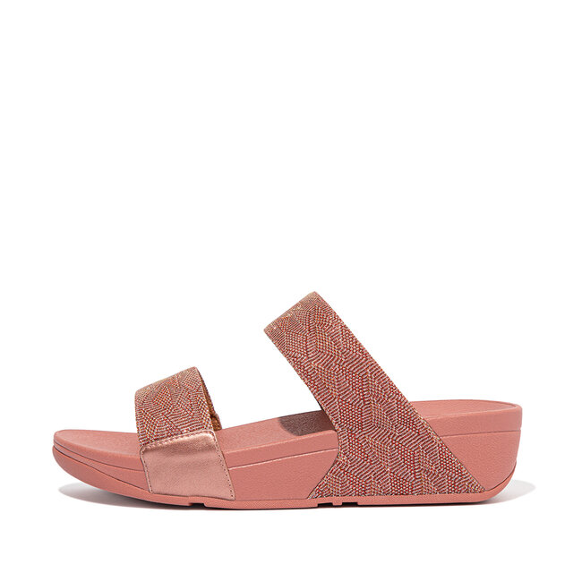 Lulu Geo Glitz Sloffen Pantoffels voor Vrouwen  - Roze