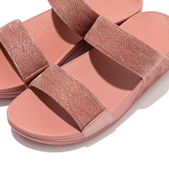 Lulu Geo Glitz Sloffen Pantoffels voor Vrouwen  - Roze