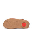 Lulu Geo Laser Sleek Toepost Slippers voor Vrouwen - Leder - Bruin