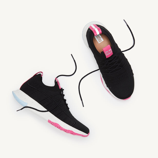 Vitamin Lace Up Active Sneakers voor Vrouwen - Zwart