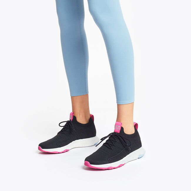 Vitamin Lace Up Active Sneakers voor Vrouwen - Zwart