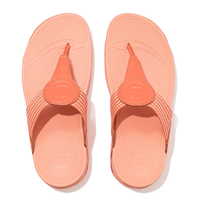 Walkstar Brede Pasvorm Slippers voor Vrouwen - Mix Leder & Synthetisch - Geel