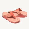 Walkstar Brede Pasvorm Slippers voor Vrouwen - Mix Leder & Synthetisch - Geel