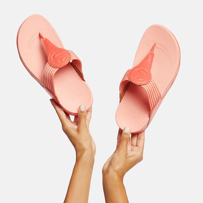 Walkstar Brede Pasvorm Slippers voor Vrouwen - Mix Leder & Synthetisch - Geel