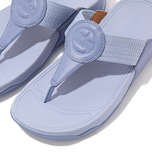 Walkstar Brede Pasvorm Slippers voor Vrouwen - Mix Leder & Synthetisch - Blauw