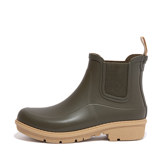FitFlop Wonderwelly Contrast-Sole Chelsea Boots