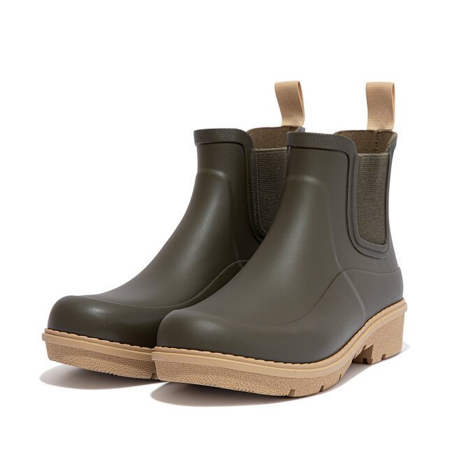 FitFlop Wonderwelly Contrast-Sole Chelsea Boots