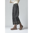 F-Mode Suede Flatform Chelsea Boots