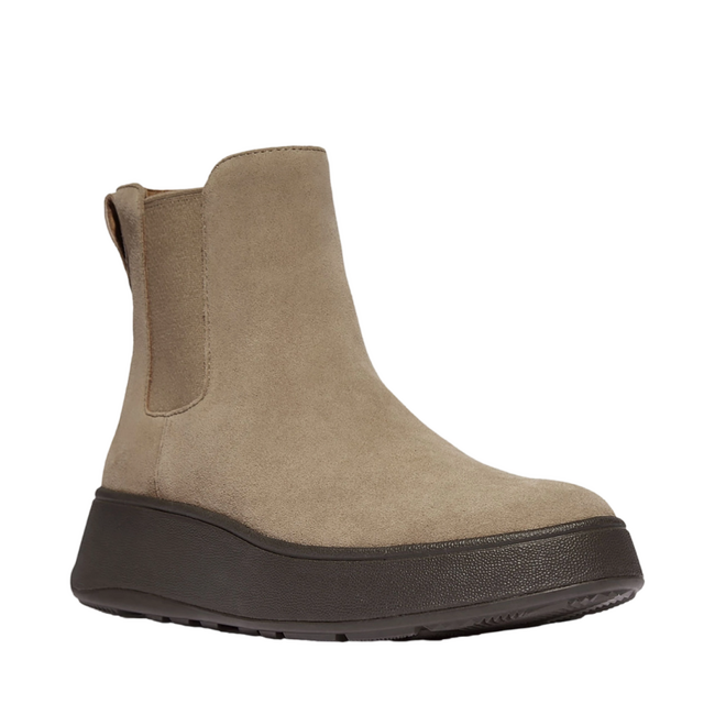 FitFlop F-Mode Suede Flatform Chelsea Boots