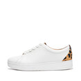 Rally Leopard-Back Leather Sneakers