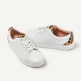 Rally Leopard-Back Leather Sneakers