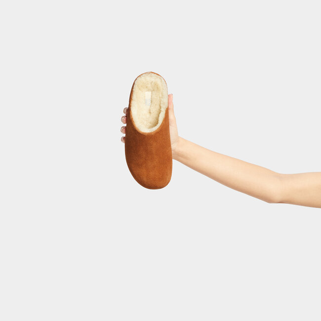 Shuv Shearling-Lined Suede Clogs