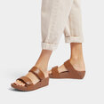 Lulu Verstelbare Slippers voor Vrouwen - Bruin