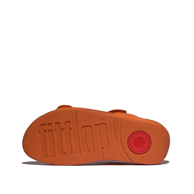 Lulu Adjustable Leather Slides